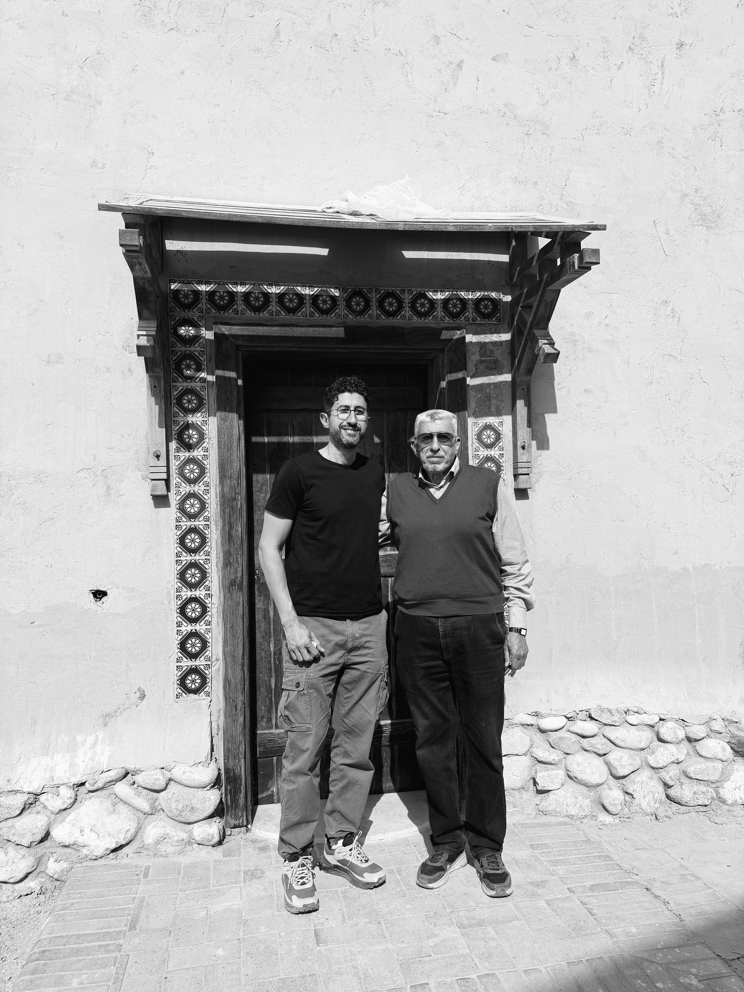 Mohamed Sobhy Nounou at the villa on the first visit