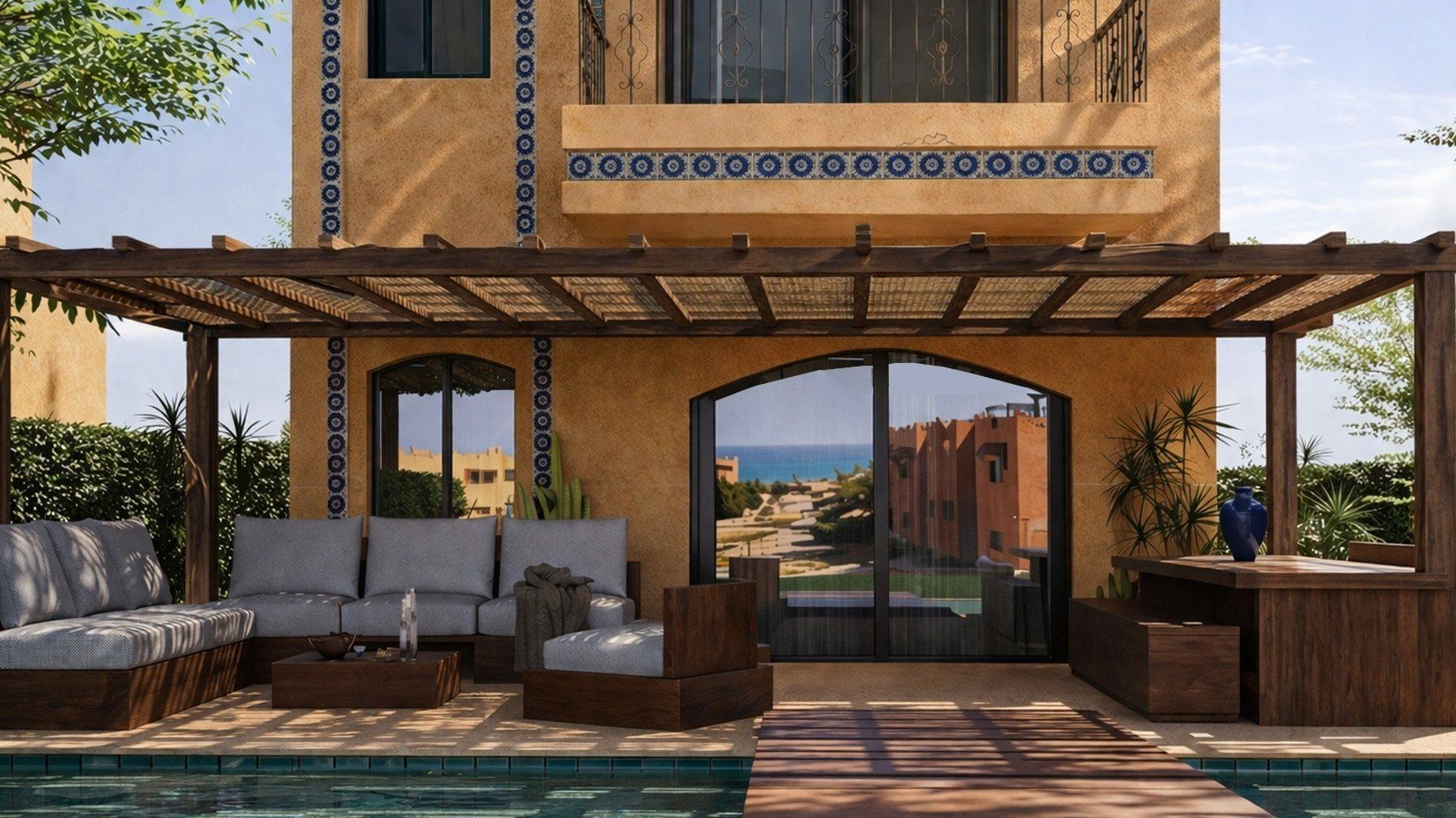Visualisation of the garden as an outdoor room